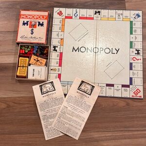 1940’s antique Monopoly game